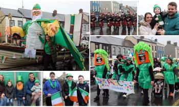 PICTURES | Ballymahon goes green and braves rainfall for top class St Patrick's Day parade