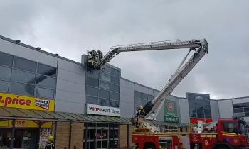 WATCH |  Emergency services in Longford respond to Storm Amy damage