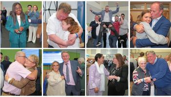 PICTURES | Outpouring of elation and raw emotion at epic Longford local elections count