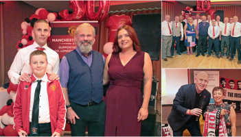 PICTURES: Longford rolls out 'red Devils' carpet to greet Man Utd legend Brian McClair