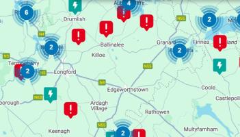 Power outages across county Longford as Storm Amy causes substantial damage