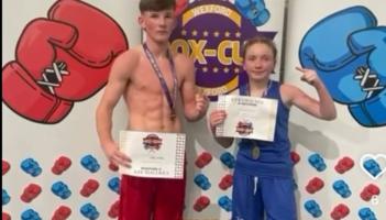 Longford boxing sister and brother Amy and Daniel Joyce in Wexford Cup