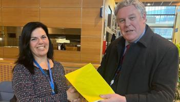 Longford MEP Ciaran Mullooly delivers petition with 30,000 signatures opposing Mercosur deal to Ursula von der Leyen