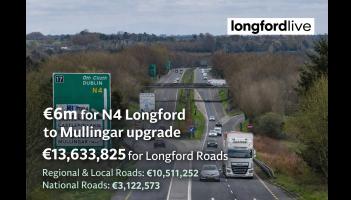 REVEALED | All the Longford roads that will benefit from multi million euro allocation