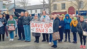 Protest in support of Special Needs Assistants