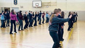 'It feels like a celebration': North Longford students discover the joy of dance fitness