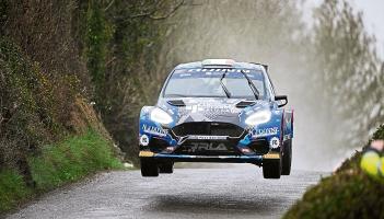 Longford driver Shane Quinn &lsquo;delighted&rsquo; with first National Rally podium place