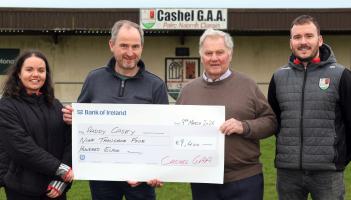 A lotto luck in Longford: Paddy strikes it lucky by winning Cashel GAA lotto jackpot 