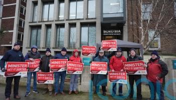 Farmers call for Bord Bia chairman to resign as they protest outside offices