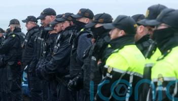 Defence Forces respond to protest outside Irish oil refinery