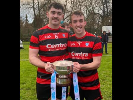 Congratulations: Longford duo star as Trinity College captures Trench Cup glory 