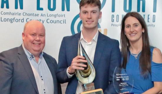 Top Irish athlete Cian McPhillips crowned 2025 Longford Leader Sports Star of the Year