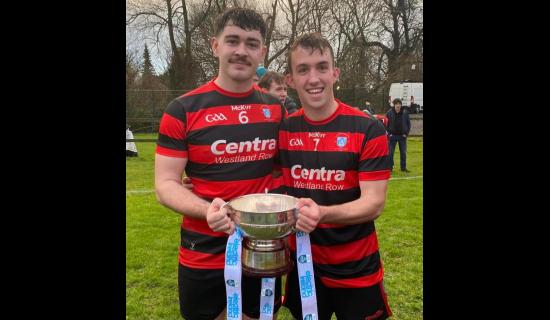 Congratulations: Longford duo star as Trinity College captures Trench Cup glory 