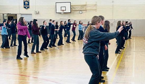 'It feels like a celebration': North Longford students discover the joy of dance fitness