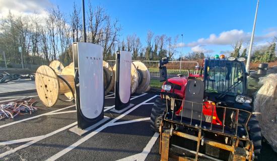 Telsa Charging Bays Longford