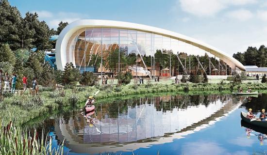 Center Parcs Longford Forest lodge ambitious plans for new 'Forest Glider' attraction