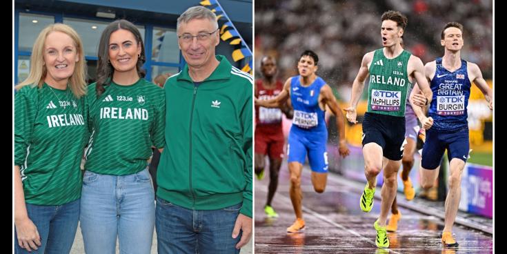 Proud parents: Longford's Cian McPhillips has waited 10 years to become an overnight success