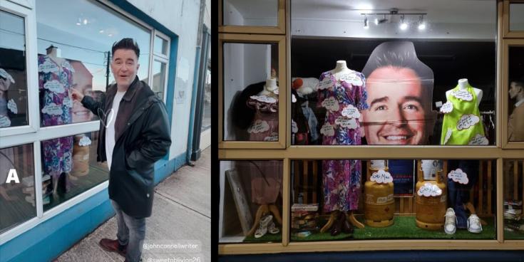 "Tis me'self!" Comedian wowed by Longford shop window display