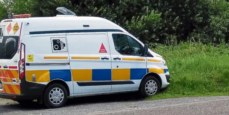 Speed camera van