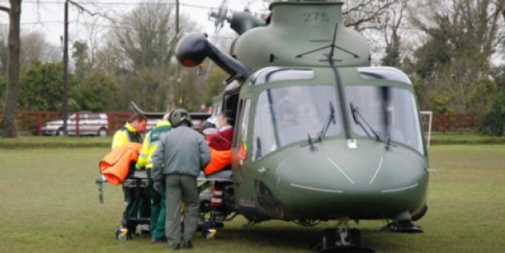 BREAKING | Two men seriously injured in Longford car crash airlifted to hospital 