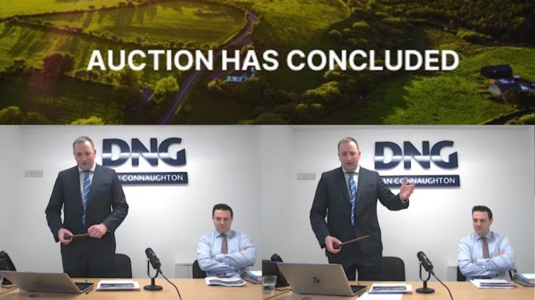 Live auction of Clarke's Pub, 