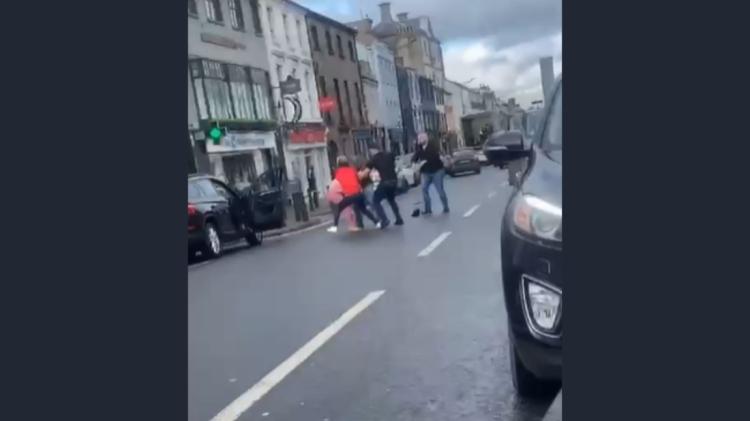 VIDEO: Violent brawl on Longford's Main Street. 3 arrested and charged