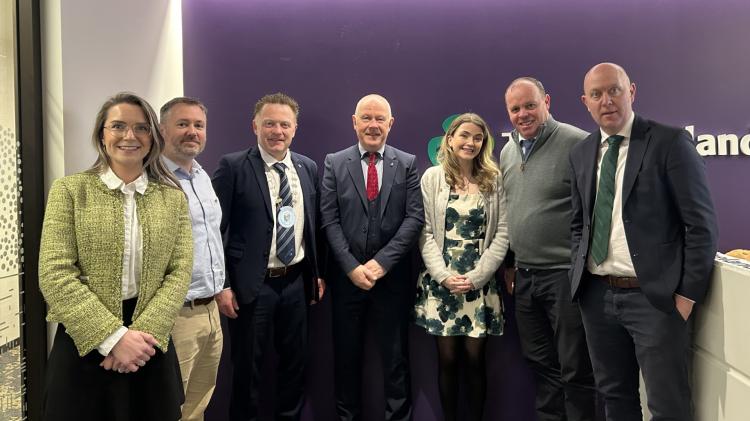 In the Tourism Ireland office in New York: 