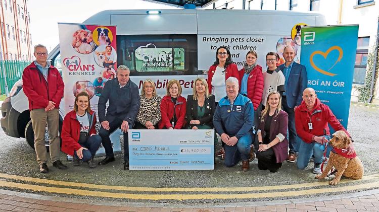 'Truly uplifting': Large sum raised for Longford charity that brings comfort to sick kids