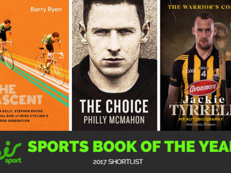 Three books shortlisted for Irish Sports Book of the Year award