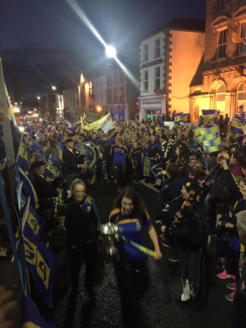 Thousands of ecstatic Longford fans welcome home their heroic All-Ireland champions