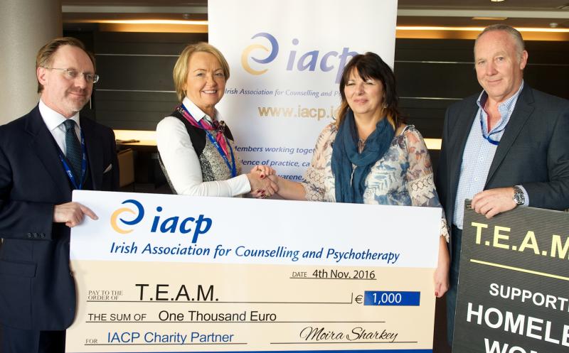 Counsellors donate €1,000 to midlands charity that provides emergency accommodation in Longford 