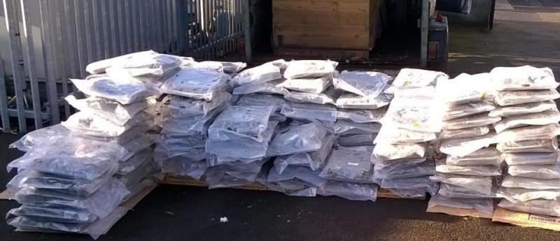 Three arrested following €2.8 million drugs seizure 