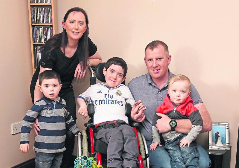 Longford boy living with Quadriplegia