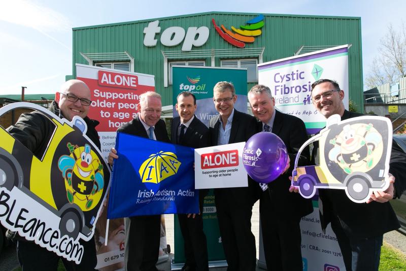 Top Oil announces charity partners and appeals for Longford support
