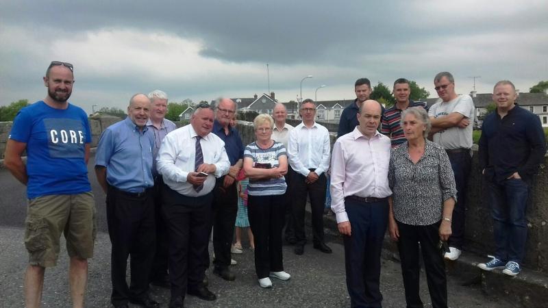 Need for a pedestrian bridge in Rooskey highlighted