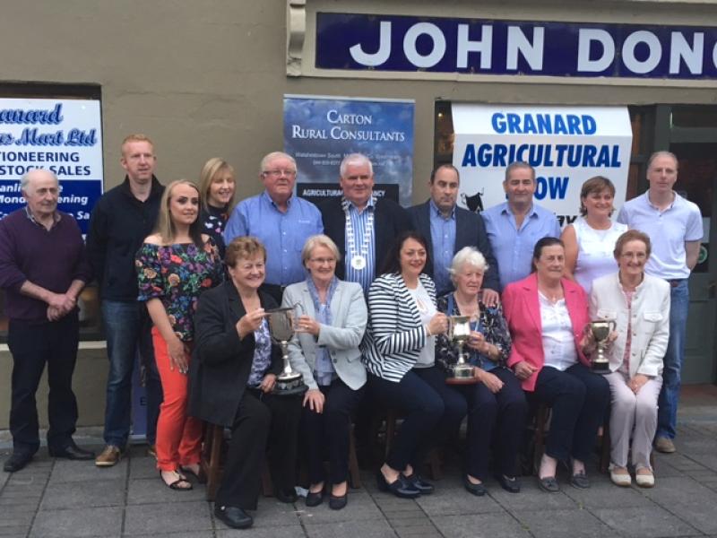 Granard show committee members and sponsors at last week's launch in John V Dononoe's bar 