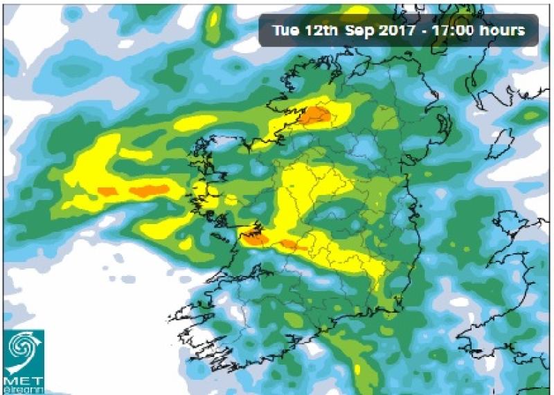Longford Weather Update Storm Aileen set to bring gale force winds and