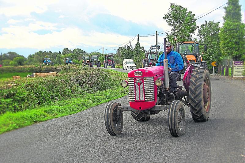 Darren McGlynn Memorial Tractor Run in Longford