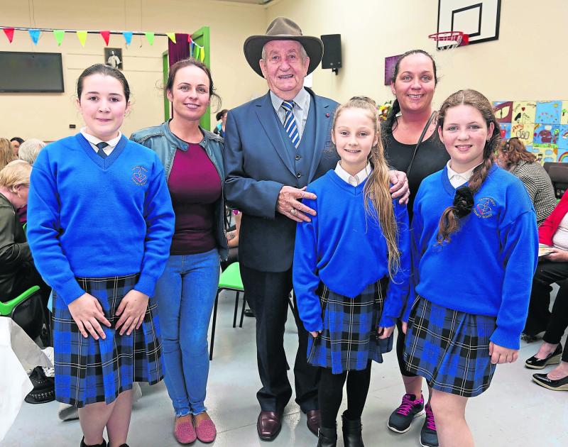 Four generations of the Stokes family at opening of Granard school extension