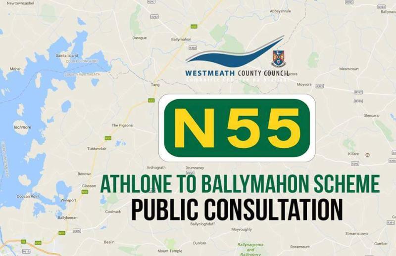 Public consultation on proposed new N55 route linking Ballymahon and Athlone