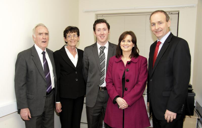 Fianna Fáil Leader Micheál Martin pays tribute to committed Longford community activist Cllr Padraig Loughrey