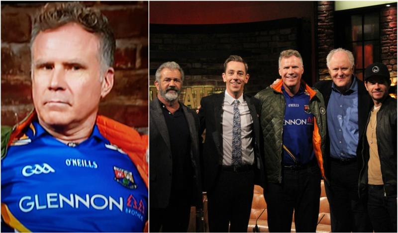 Huge Twitter reaction to Will Ferrell appearing on Late Late Show in Longford GAA jersey 