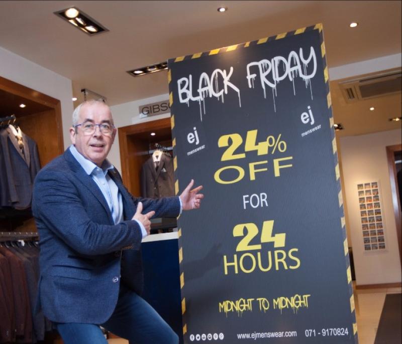 EJ Menswear taking 'Black Friday' shopping to a whole new level 
