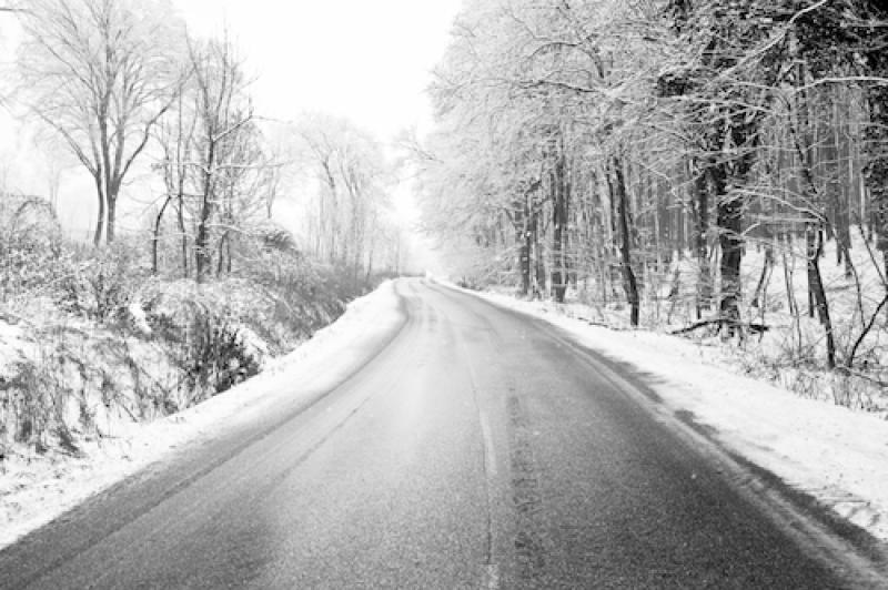 The overnight frost will make driving conditions hazardous over the weekend and motorists and pedestrians are being advised of slippery roads and footpaths.