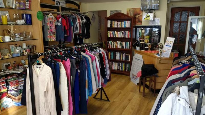 50% off sale at St Vincent de Paul charity shop in Granard  