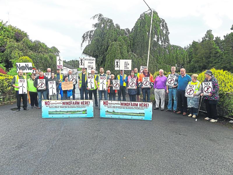 Derryadd Wind Farm protest