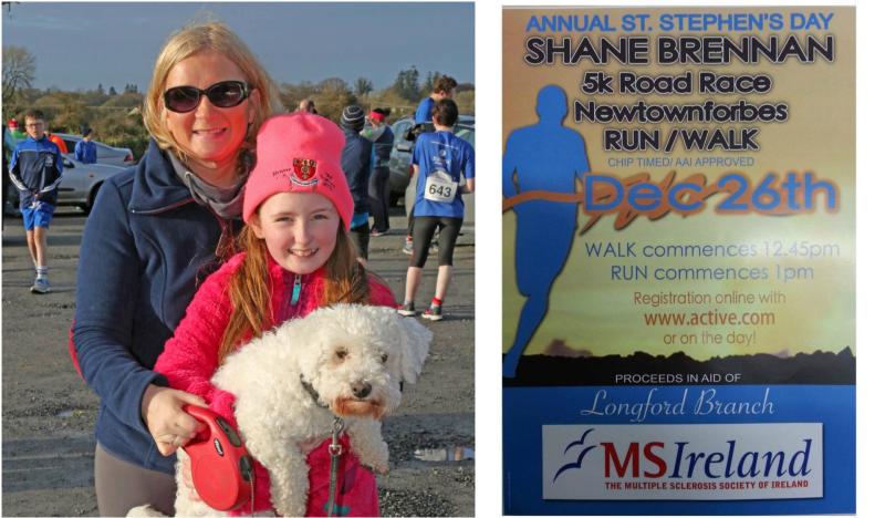 Annual Shane Brennan 5k, in aid of Longford Multiple Sclerosis, on St Stephen’s Day in Newtownforbes
