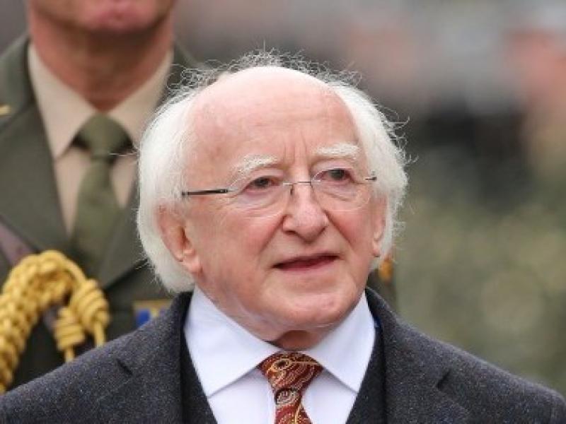 Michael D Higgins  returns home to Áras an Uachtaráin after hospital discharge