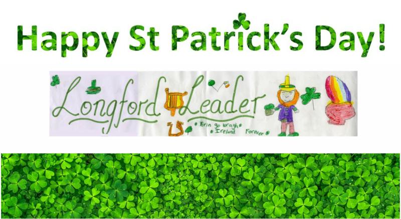 Young Ballinalee artist Zoe Mulligan wins longfordleader.ie St Patrick's Day masthead competition 
