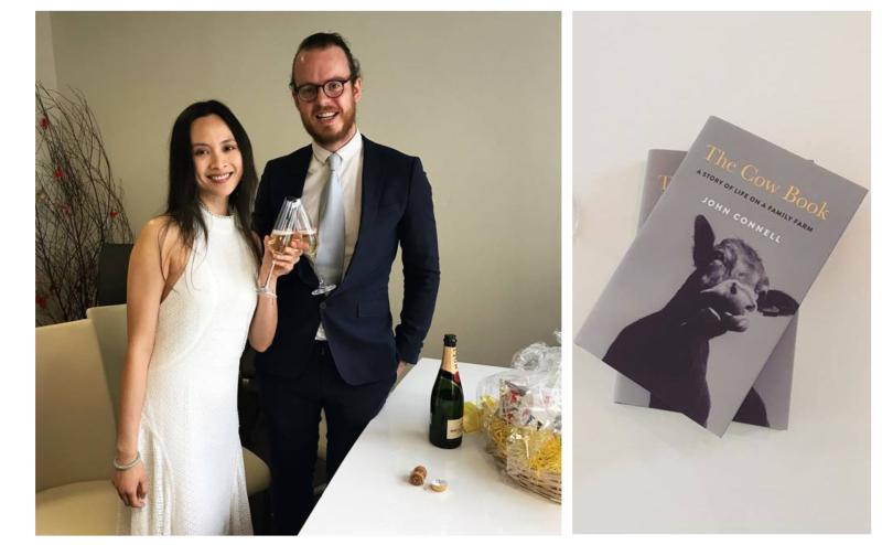 Author of bestselling ‘The Cow Book’, Longford’s John Connell ‘jumps the broom with his stunning best lady’